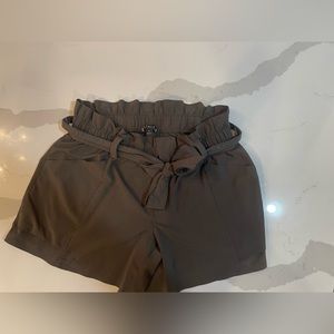 Athleta cinch waist shorts.